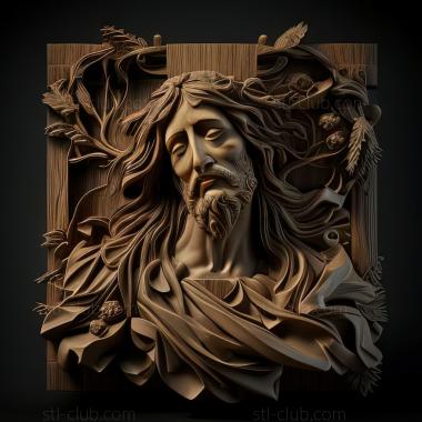 3D model st jesus (STL)